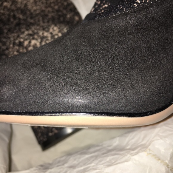 Gianvito Rossi Black Knit Lace Up Booties Size 6 - Picture 8 of 12